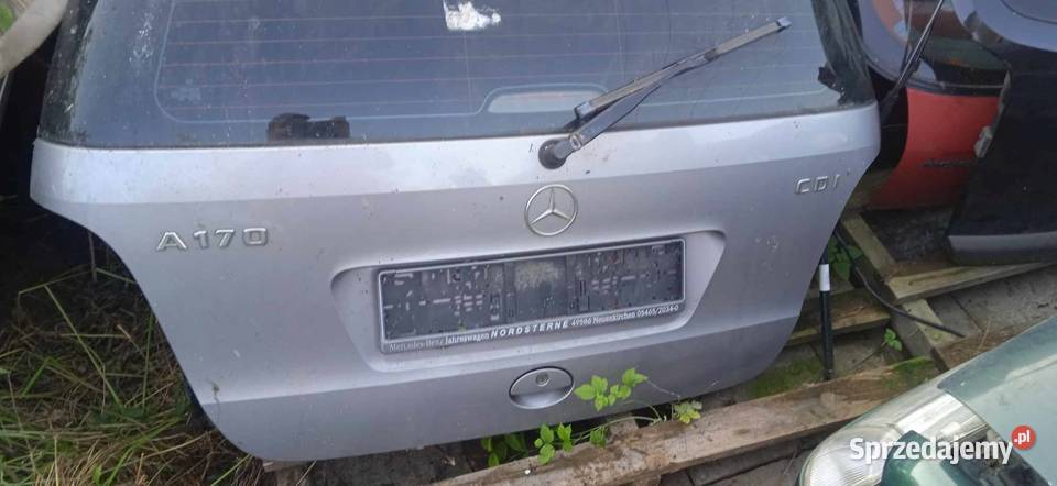 Klapa tylna MercedesBenz a klasa w168 części blacharskie Kraków