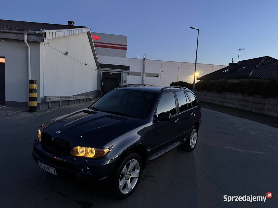 BMW X5 Polift 30d M57 218 koni radio Wronki