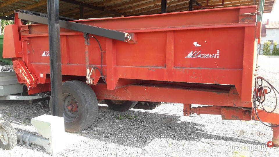Rozrzutnik Agrimat 8ton klapa hydrauliczna Iłża