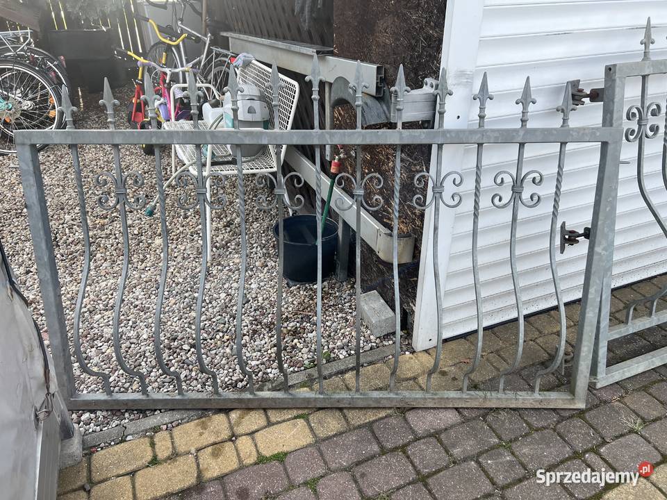 Brama furtka i przęsła OCYNK ciężkie 9 metrów ocynk podlaskie Kolno sprzedam