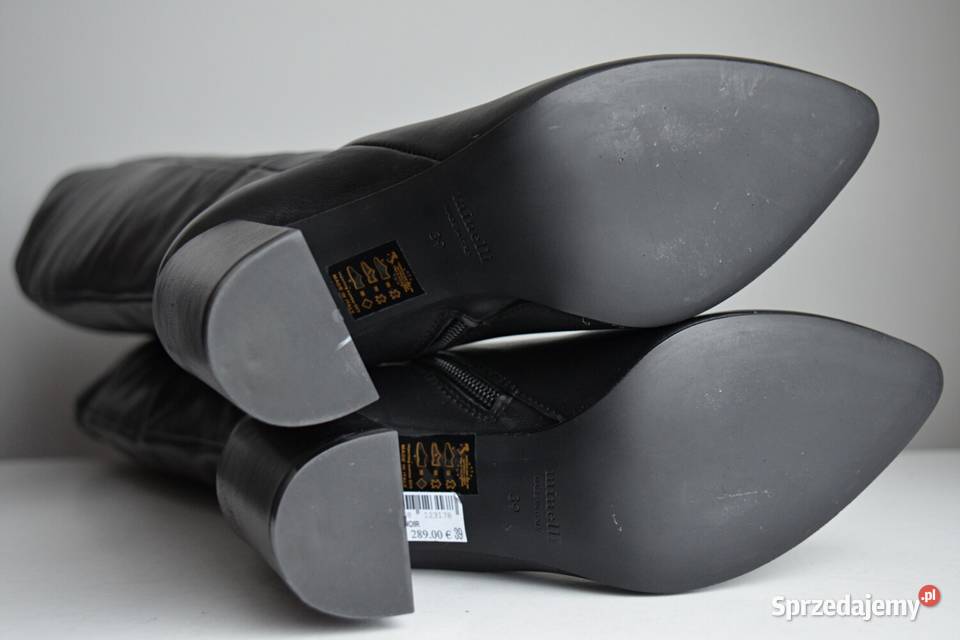 Wysokie kozaki POD KOLANO Minelli Jymmie skóra skóra podlaskie Białystok