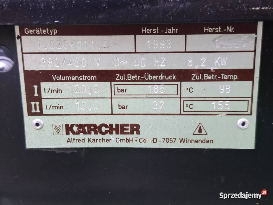 Myjka Karcher HDS 1295 Gwarancja Serwis Wysyłka mazowieckie Radom