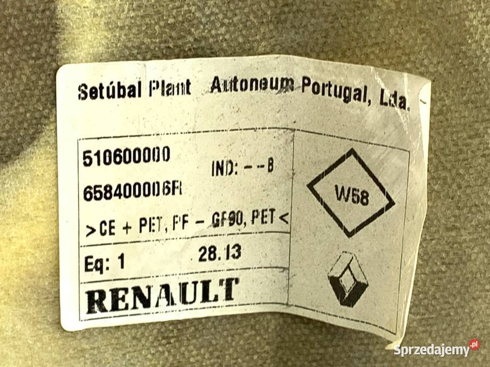 WYGŁUSZENIE MASKI RENAULT MEGANE III Hatchback osobowe