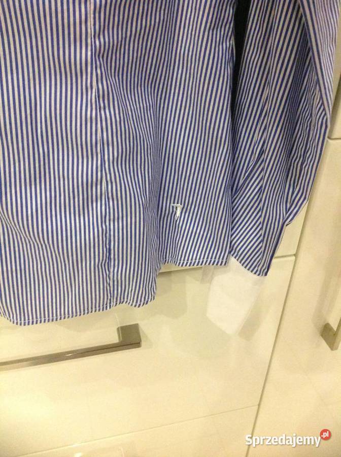 Koszula Damska TRUSSARDI JEANS SM Niebieskie Bluzki i koszule Nowa Sól sprzedam
