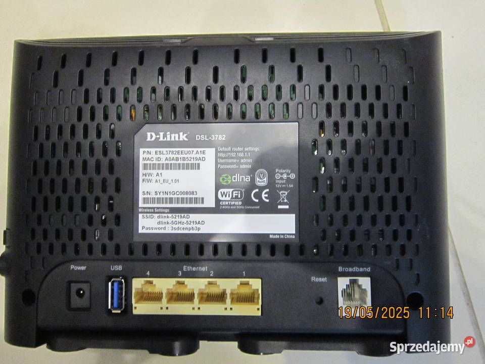 Router DLINK DSL3782 24 5 GHz Warszawa