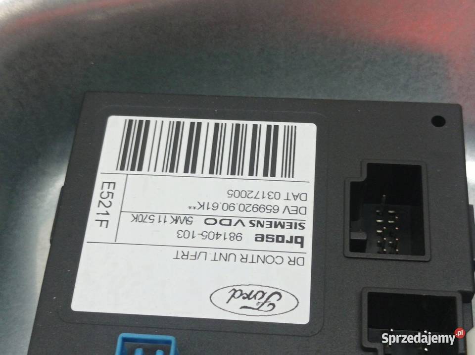 MECHANIZM SZYBY LEWY PRZÓD 4M51A203A29MJ Ford
