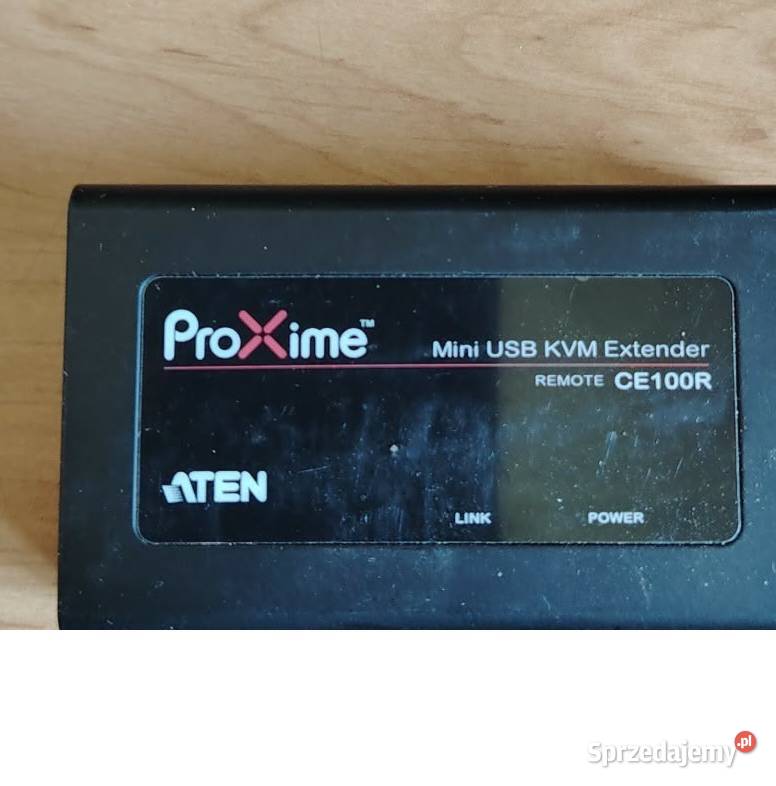 ATEN CE100 KVM Extender VGA USB Łańcut