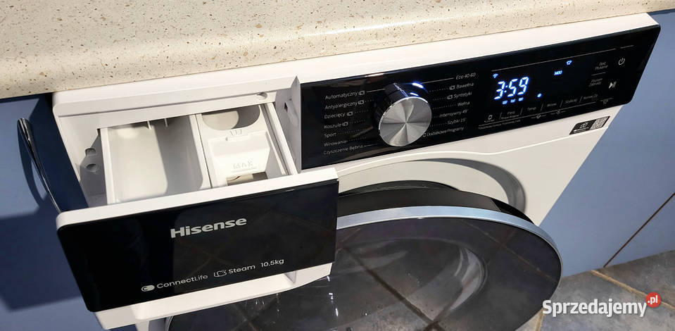 Pralka HISENSE 105 1400obr para aplikacja stan 84.5cm