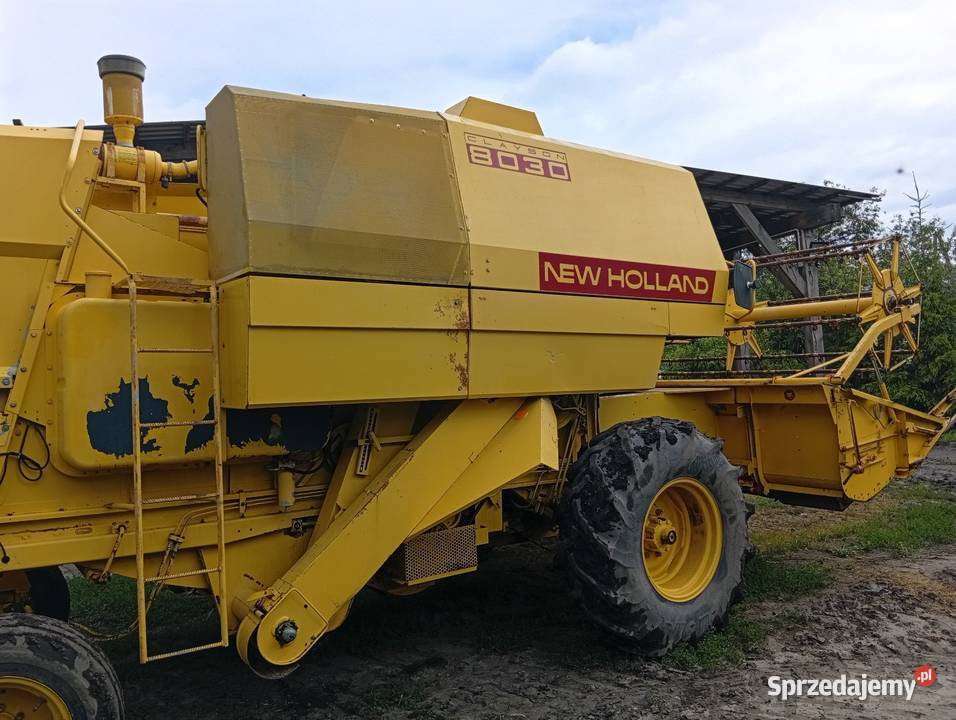Holland 8030 bizon clayson zamiana zgrabiarka
