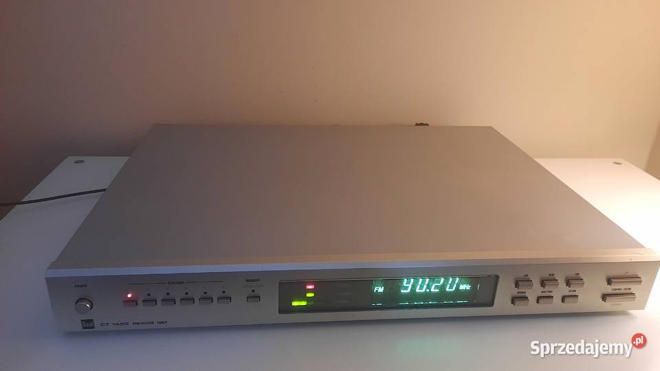 Tuner Dual CT 1450 Slim Line silver Amplitunery Piasek