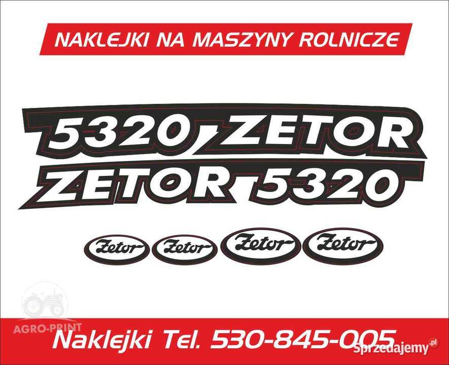 Naklejki Zetor 5320 różne modele wielkopolskie Pleszew