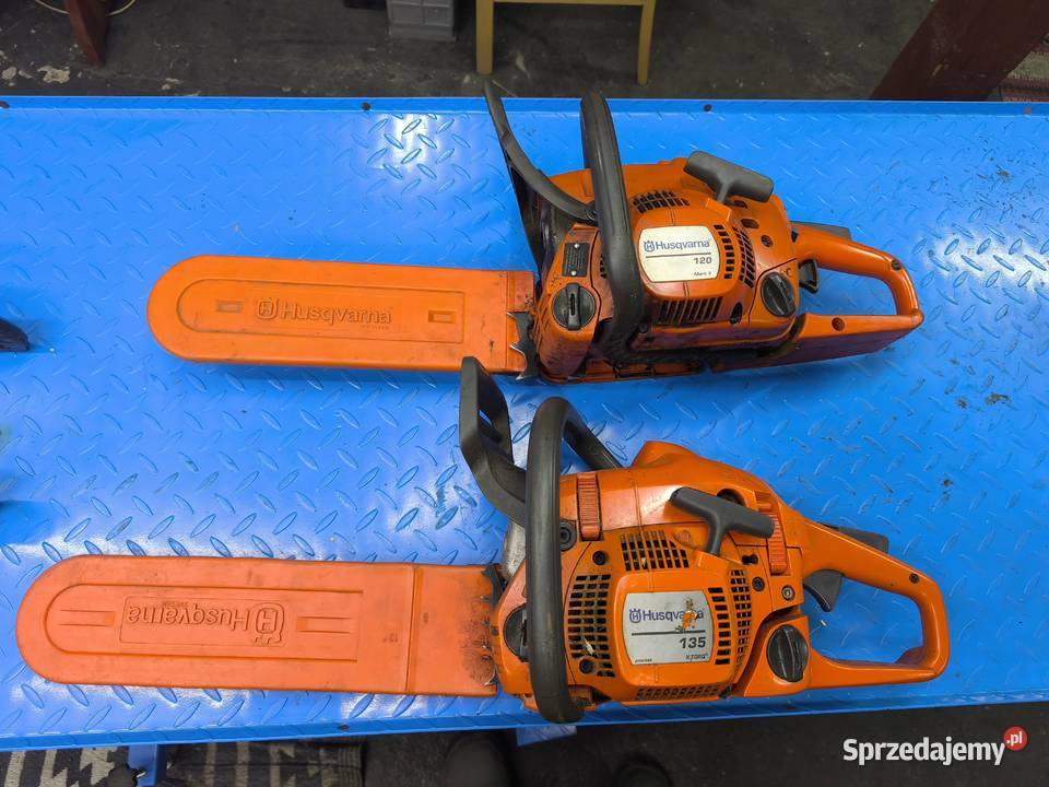 Dwie Pilarki Husqvarna 135 XTorq i 120 XTorq Dom i Ogród zachodniopomorskie