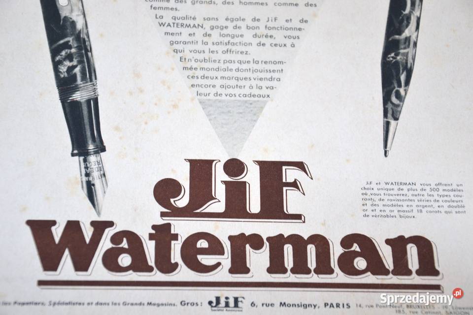Reklamy art deco z lat 30tych passepartout 3344 Warszawa