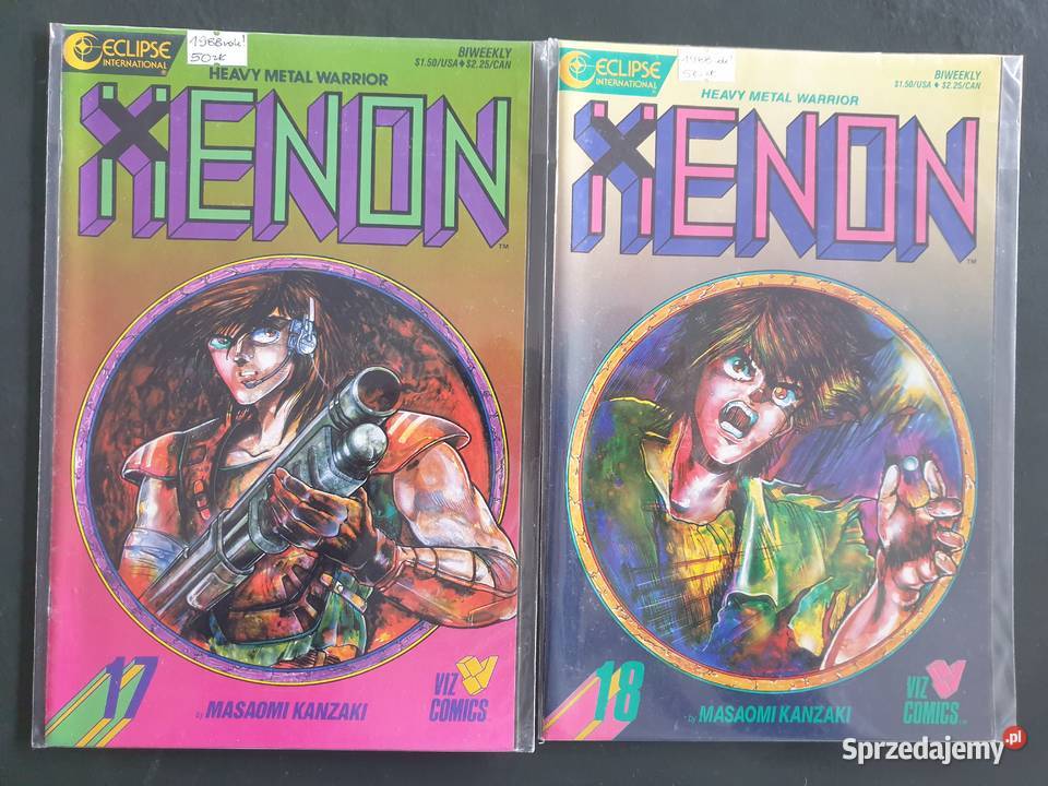 Manga Heavy Metal Warrior Xenon 14 komiksów USA