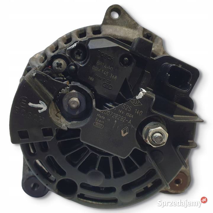 ALTERNATOR Nissan Qashqai 15 DCI 0124525140 Układ elektryczny silnika Chełm