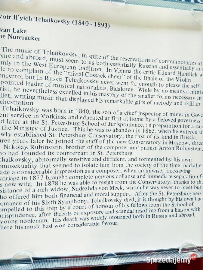 Czajkowski muzyka unikatowe płyty muzyczne Płyty i kasety sprzedam