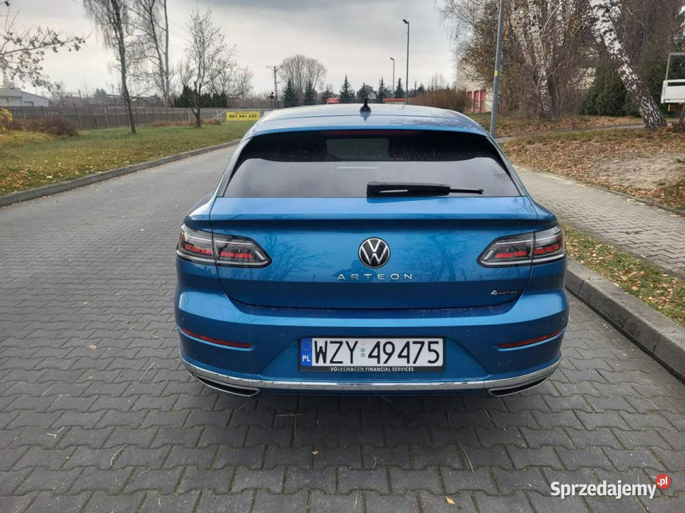 Volkswagen Arteon 100 bezwypadkowy niebieski