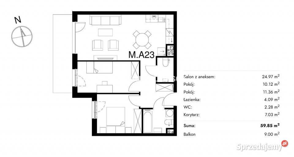 sprzedaży mieszkania Kraków Stelmachów 5985m2 3 sprzedam
