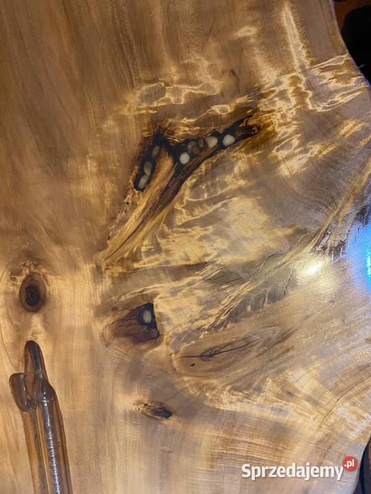 stół 300x100x7 monolit jesion żywica loft dąb 98cm mazowieckie Przysucha
