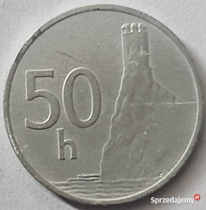 Moneta 50 Halerzy słowackich Słowacja SKK