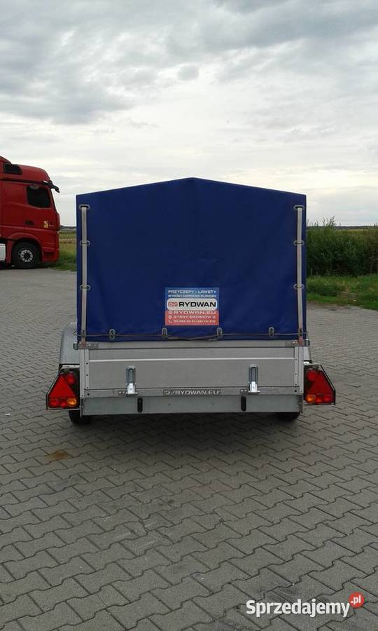 Nowa Przyczepa Rydwan 220x130x120 resor plandeka łódzkie Wieluń