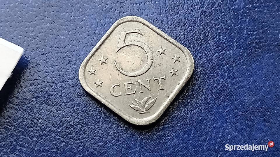 Stare monety 5 cent 1981 AntyleHolenderskie Numizmatyka
