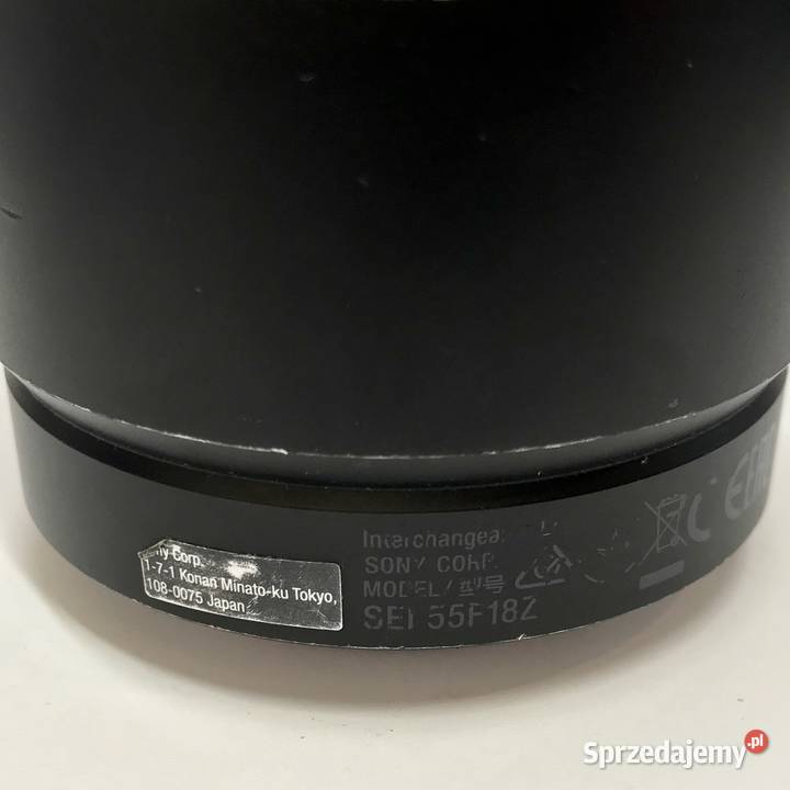 Sony FE 55 mm F18 Carl Zeiss SEL55F18Z pełna Obiektywy Warszawa