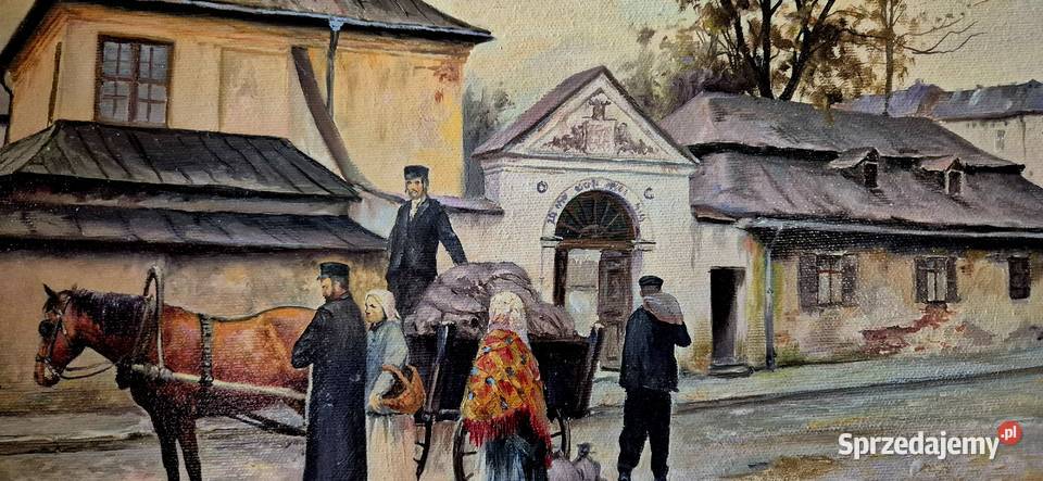 Obraz Mirosław Szeib Drobny Handelek III 2008 Częstochowa