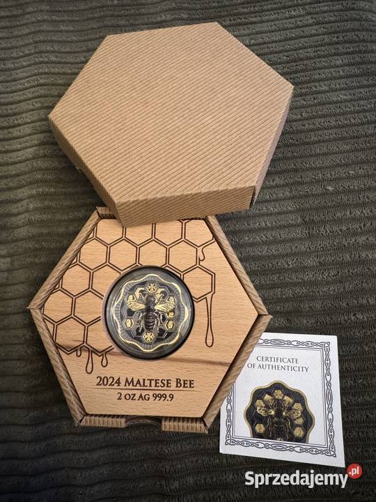 Moneta Kolekcjonerska Maltese Bee 2 oz Szóstka