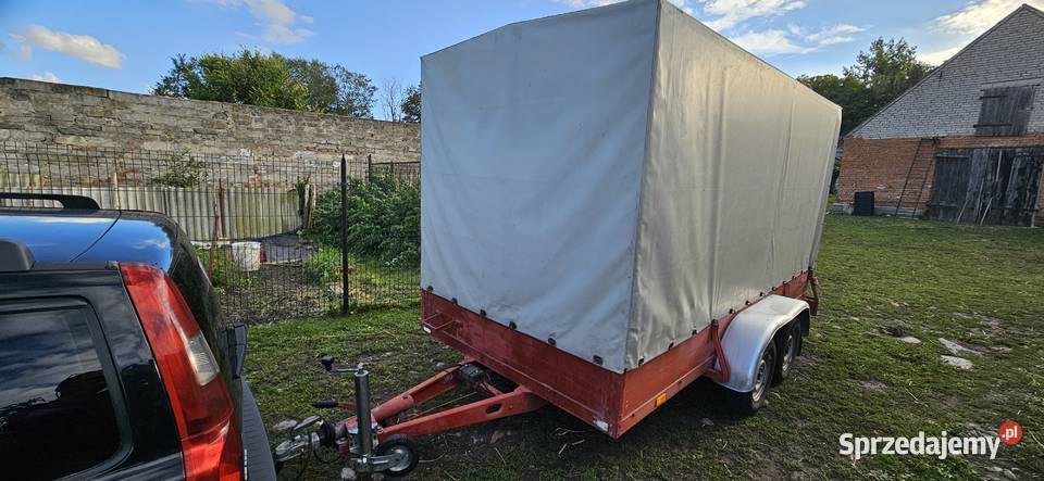 sprzedam przyczepa burtowa aluminiowa z plandeką Gniezno