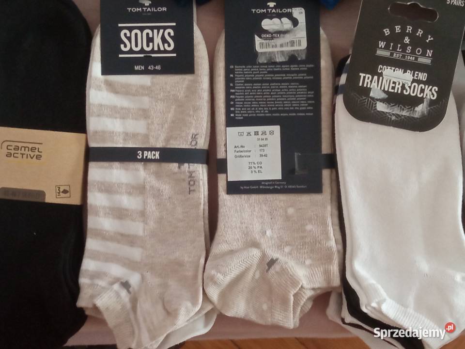 BENCH skarpetki męskie czarne 5 par 50 r 3946 Kraków