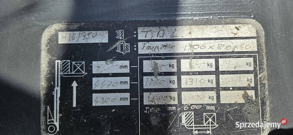 Wózek widłowy LINDE H16T03 z 2003r Maszt Triplex Wózki widłowe Motoryzacja Nowy Dwór Mazowiecki sprzedam
