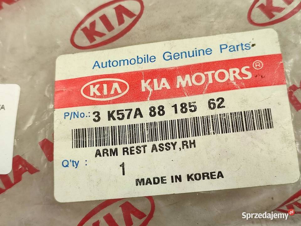 PODŁOKIETNIK PRAWY KIA CARNIVAL 19992005 NOWY