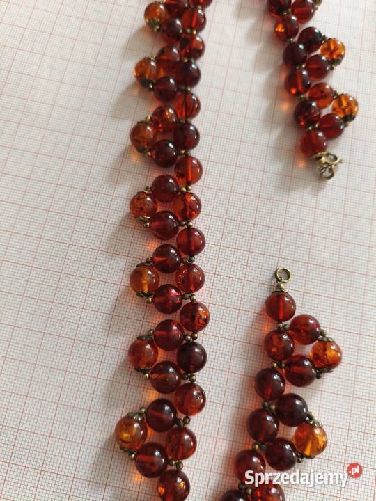 Kolia bursztyn kulki Białystok