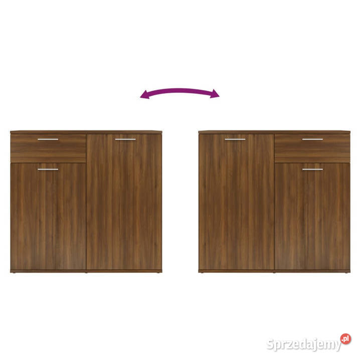 Szafka brązowy dąb 80x36x75 WM815491 Warszawa