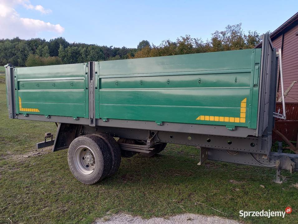 Przyczepa jednoosiowa wywrotka 6 ton nieuszkodzony Olszownica