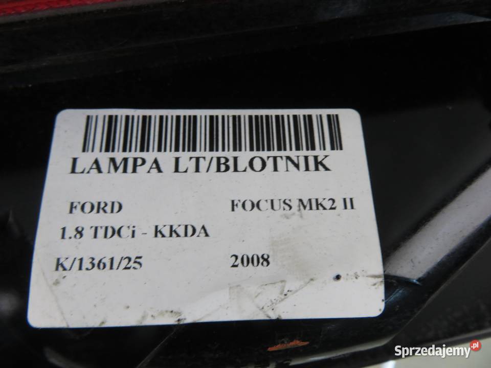 LAMPA LEWA TYLNA FORD FOCUS MK2 II 8M5113405A