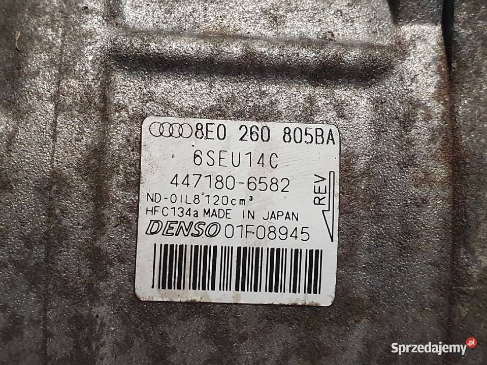 SPRĘŻARKA KLIMATYZACJI Audi A4 B6 18 T turbo Chełm