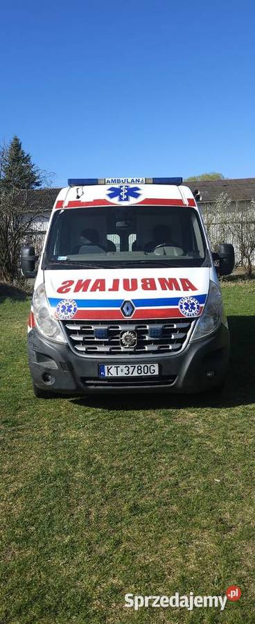 Ambulans karetka Renault Master 2013r przejscie 380000km Renault Biskupiec