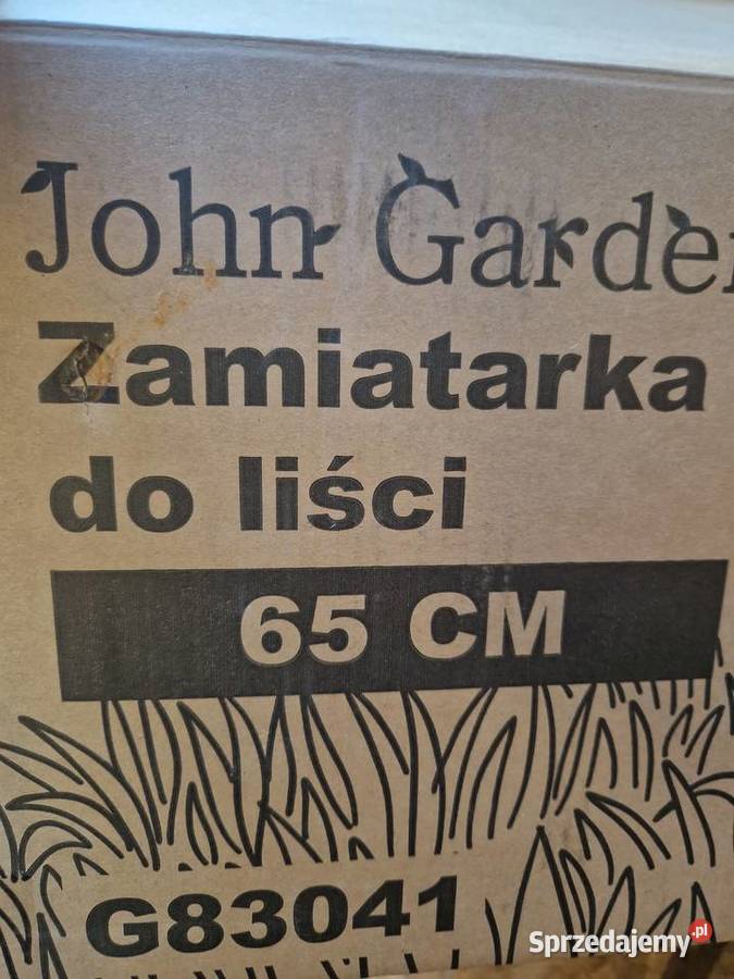 Zamiatarka Geko ręczna do kostkipodjazdów 65 JG wielkopolskie Głogowa