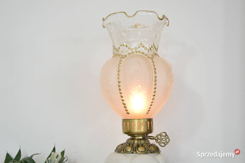 pałacowa ceramiczna LAMPA NAFTOWA niemiecka 499 Jastrzębie-Zdrój