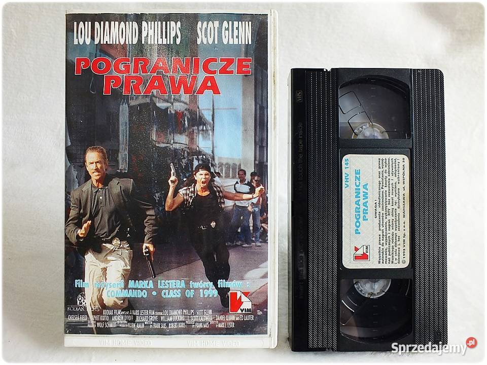 Kaseta VHS Pogranicze Prawa Film na Video Żary sprzedam