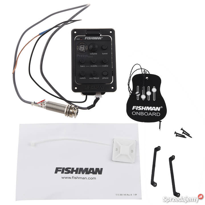 Nowy Preamp Equalizer Fishman Presys Blend301 łódzkie Tuszyn