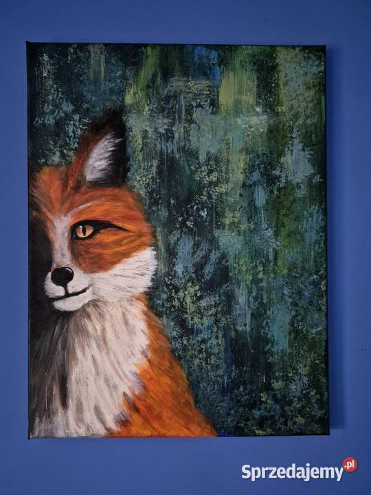 Obraz lis Malarstwo Kędzierzyn-Koźle