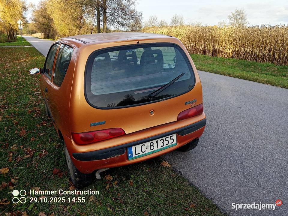 Fiat Seicento 2000r 900 długie OC 2/3 sprzedam