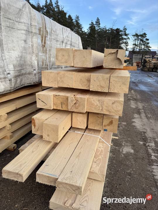 kantówka drewniana sosna świerk 50x100 mm suche Oleśnica
