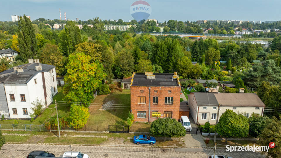 działka 772 m z budynkiem w Łodzi Romana 2A siatka Sprzedaż
