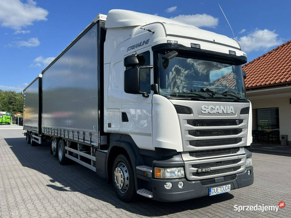 Scania R410 bez EGR Zabudowy Wecon 120m Dach komputer pokładowy świętokrzyskie Widełki