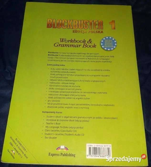 Blockbuster 1 Workbook Grammar Book V Evans J Chełm