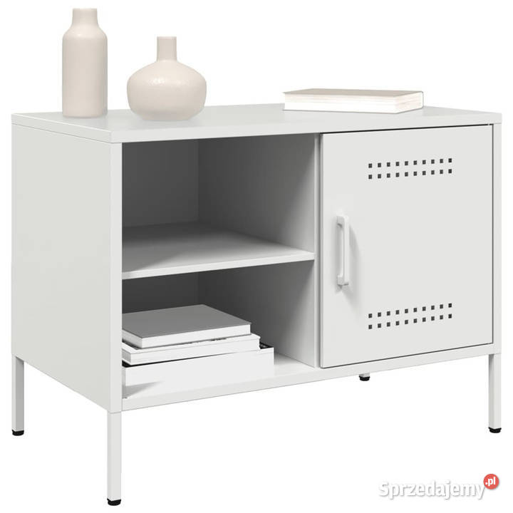 Szafka pod telewizor biała 68x39x505 stalowa Warszawa